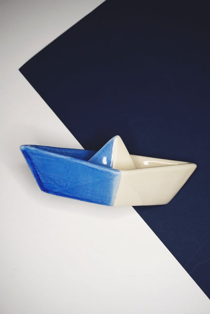 Porcelain Boat Statue