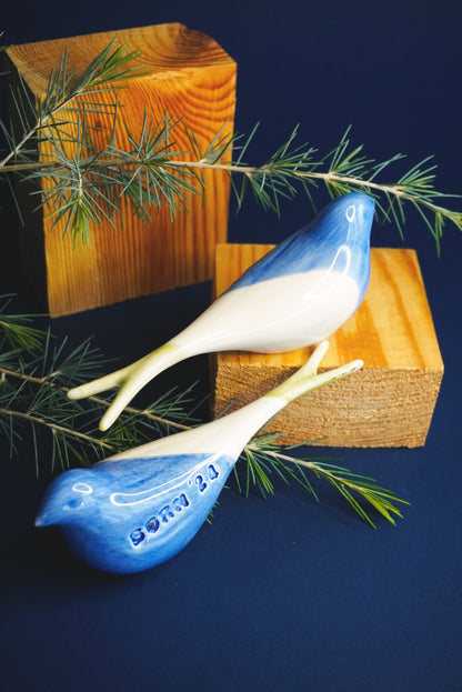 Porcelain Baby Boy Gift Swallow Bird - BORN ‘24