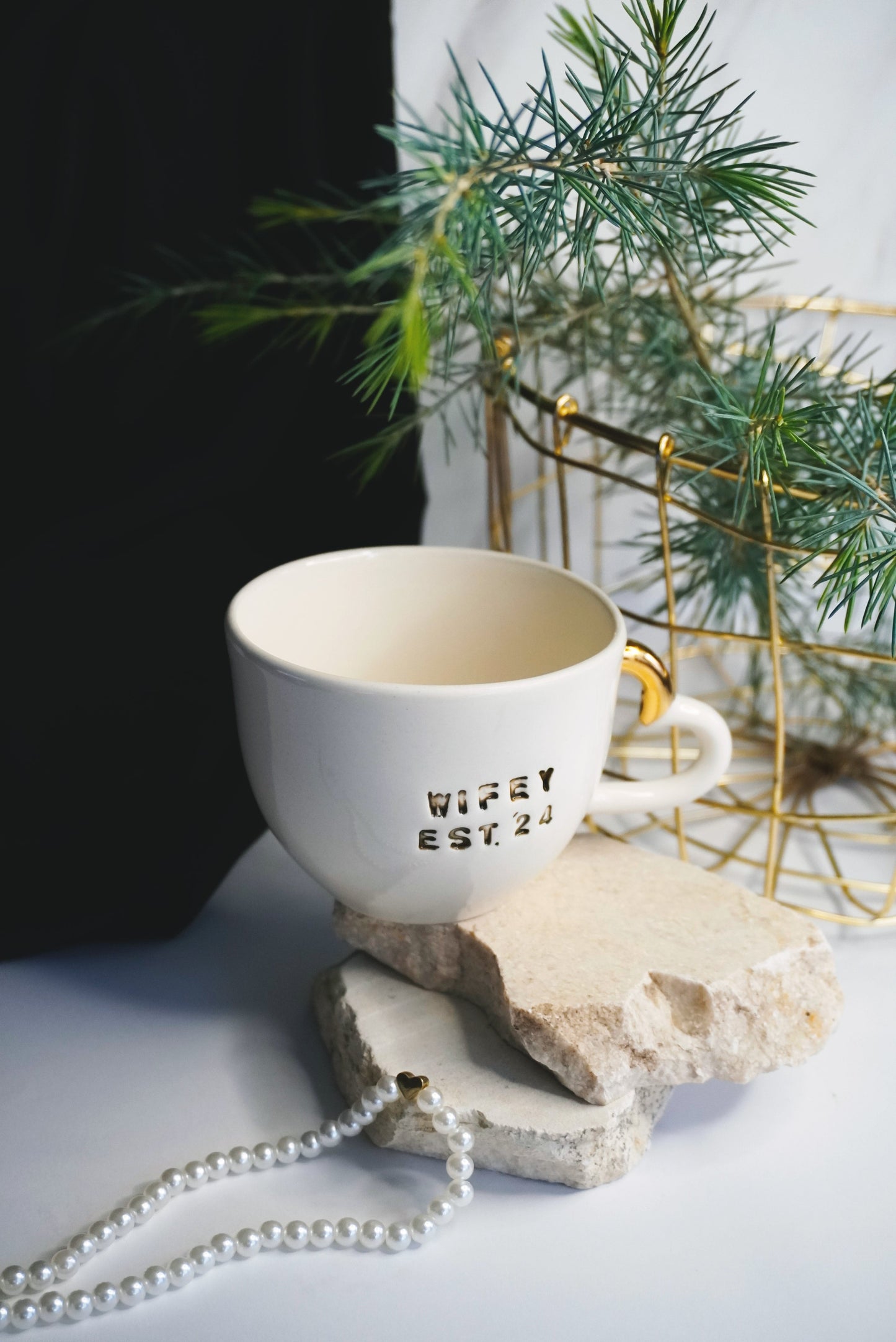 Porcelain Hubby / Wifey 2024 Mug