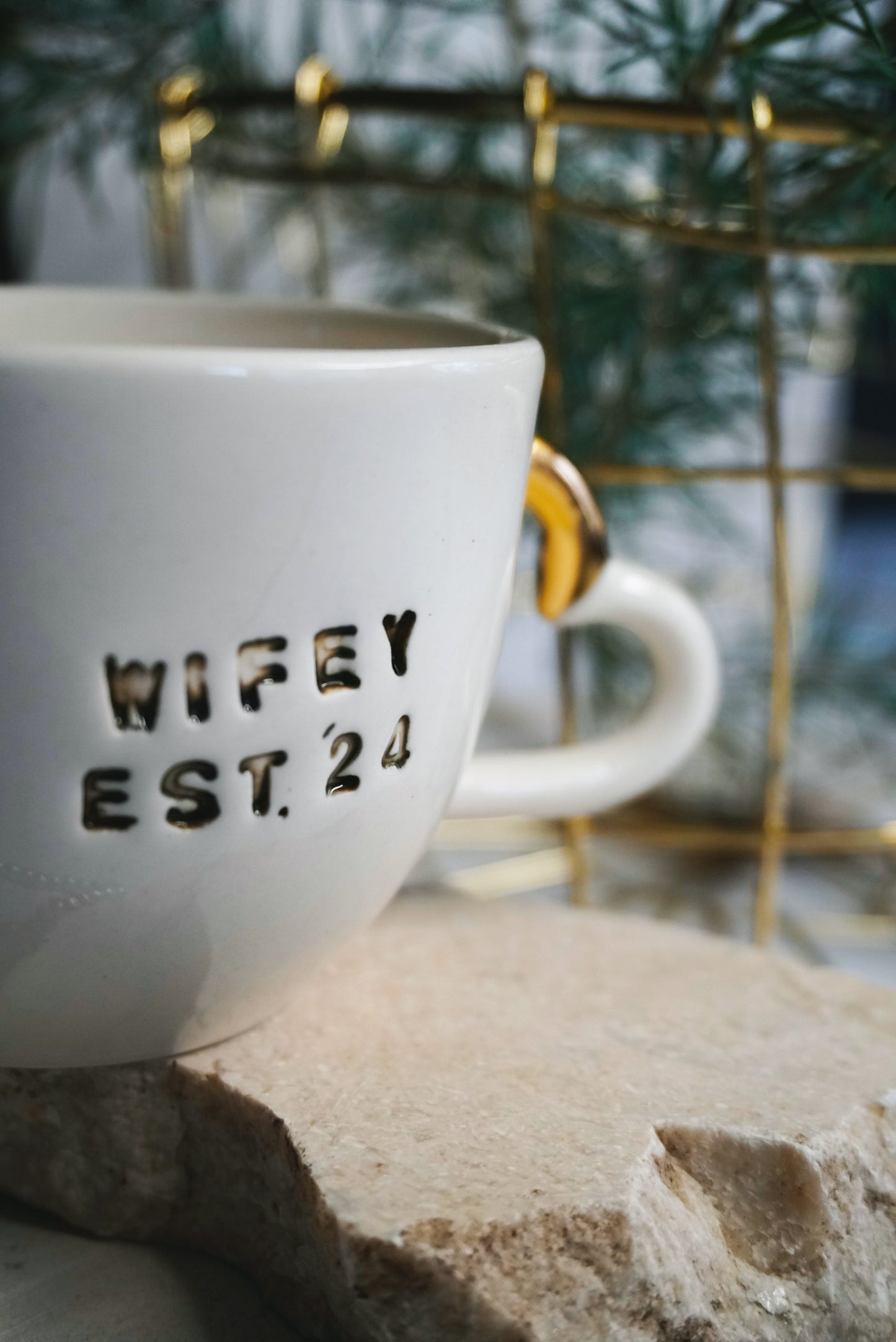 Porcelain Hubby / Wifey 2024 Mug