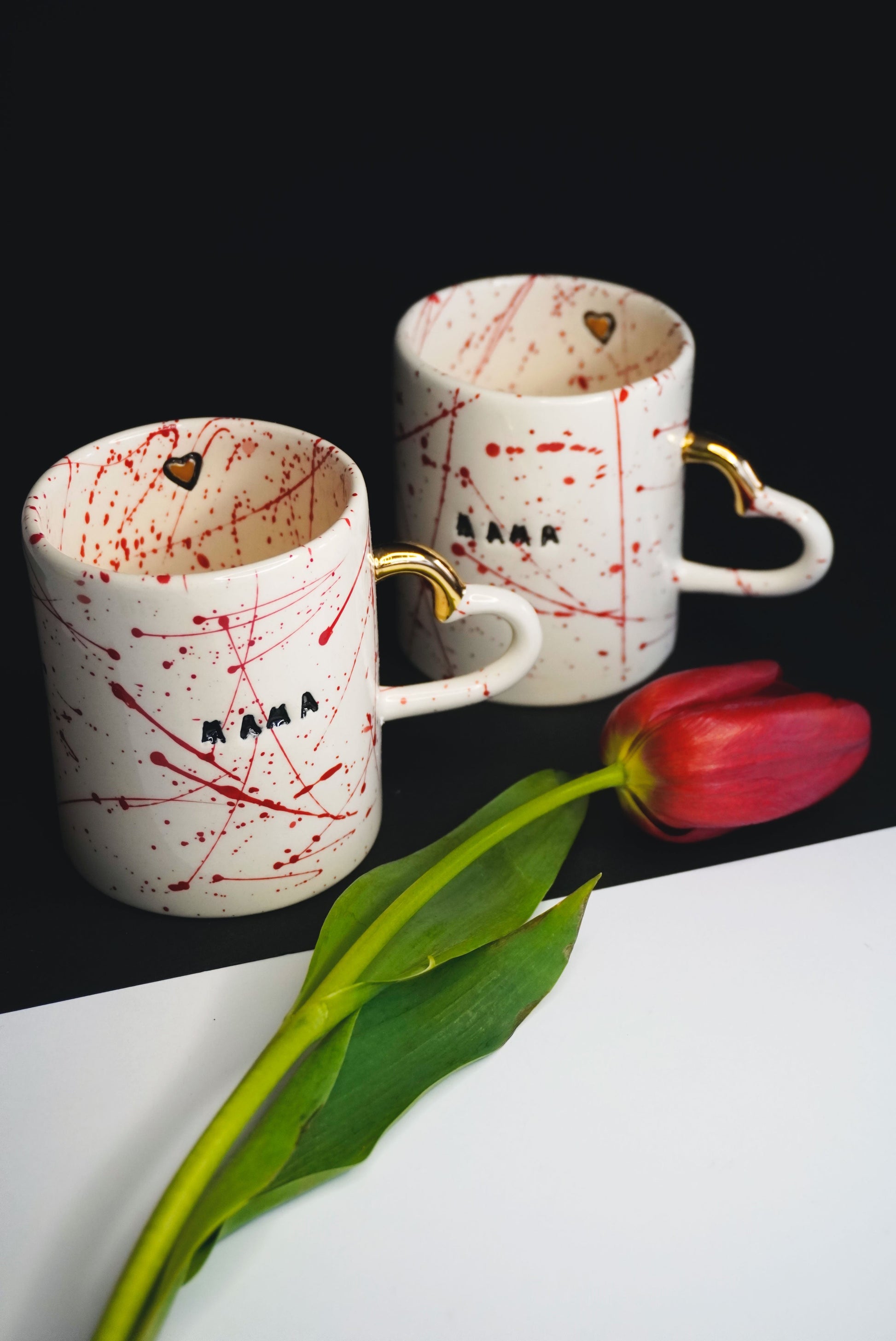 Porcelain MAMA Cappuccino Cup - ZLATNAporcelain