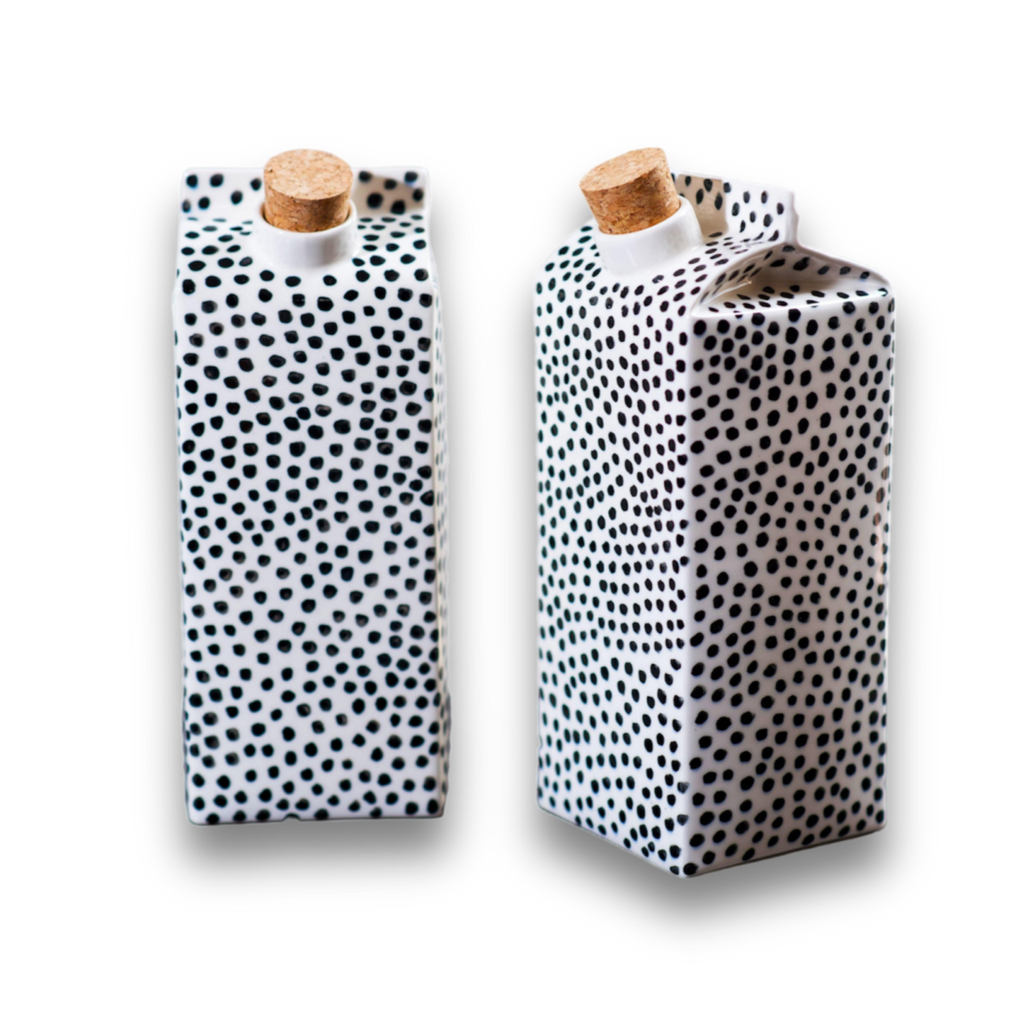 Porcelain Polka Dots Big Milk Jug/Vase - ZLATNAporcelain