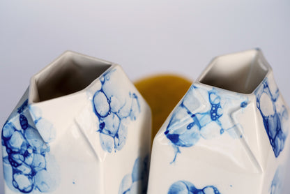 Porcelain creamer BLUE BUBBLES - ZLATNAporcelain