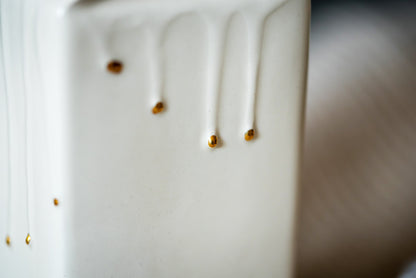 Four pieces gift set - Golden drops - ZLATNAporcelain
