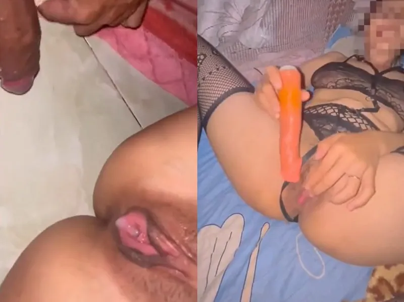 Phang tập thể bà xã còn bắn tinh đầy âm đạo em