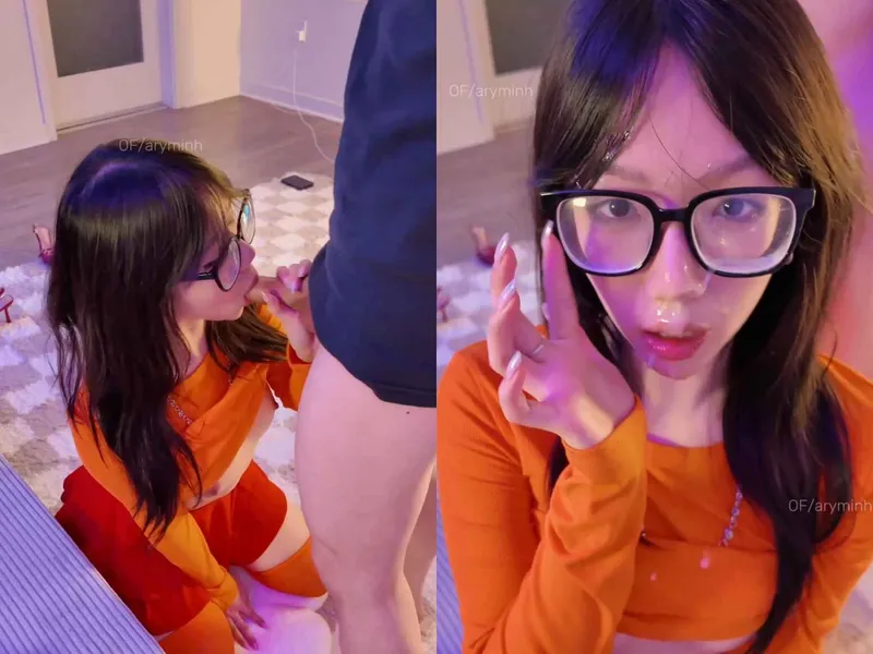 Aryminh mút cây hàng như chưa từng được bú
